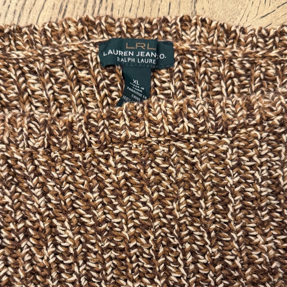 Ralph Lauren Tan Knit Sweater - Picture 2 of 3
